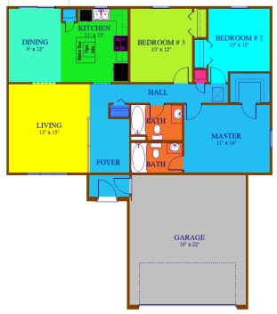 The Parkwood - Main Level Plan